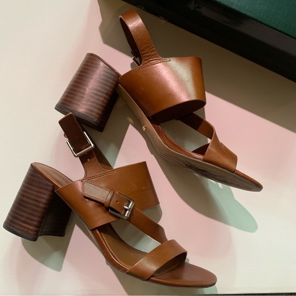 Like New! Lauren Ralph Lauren Leather Sandals - Picture 3 of 12